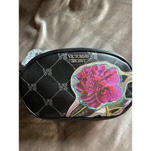 Victoria's Secret Fanny Pack Oval Belt Bag Flower New Zip